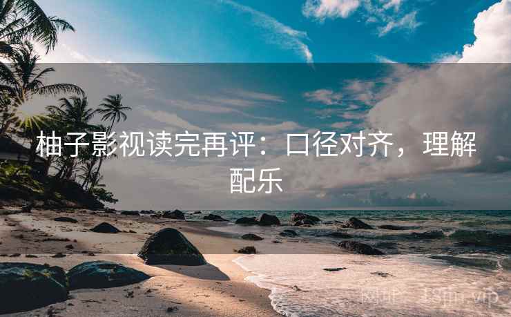 柚子影视读完再评:口径对齐,理解配乐 柚子影视读完再评:口径对齐,理解配乐